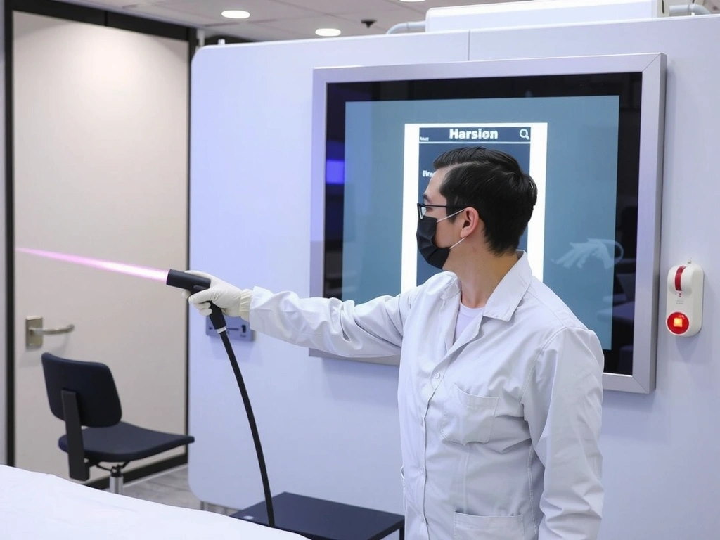 Echipament de dezinfectare profesională cu lumină UV și pulverizator